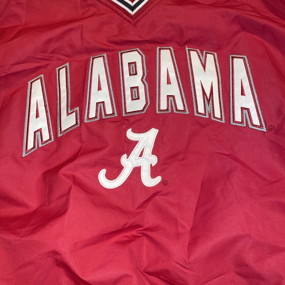 Alabama Windbreaker Size XL Crimson Tide Pullover Colosseum Athletics - Picture 2 of 8